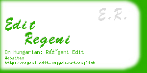 edit regeni business card